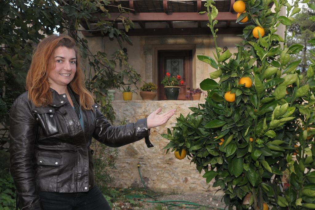 Porfyrousa Traditional Hotel Milopotamos  Bagian luar foto